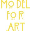 ModelFor.Art A logo in an Art Noveau Font